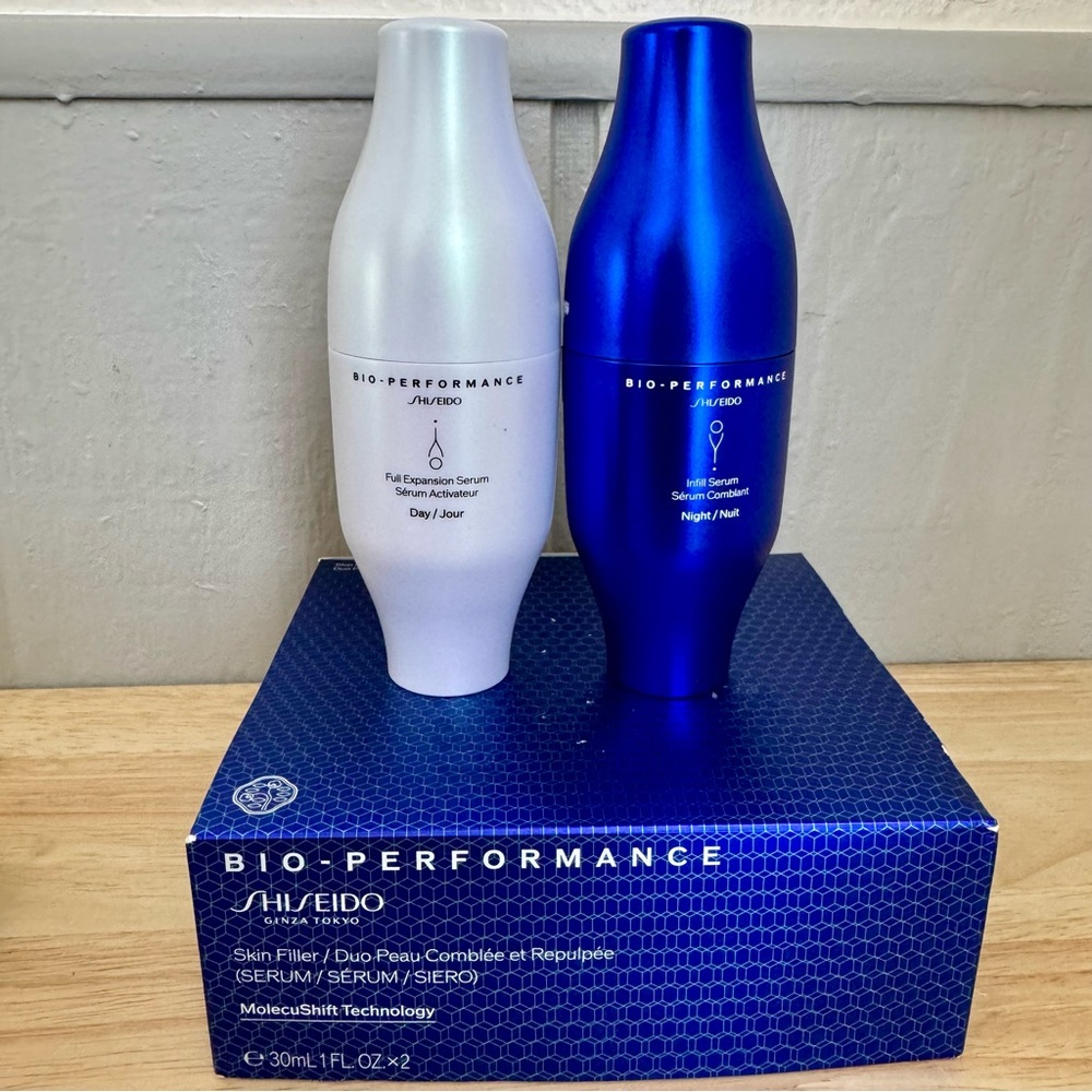 Shiseido Bio Performance Serum Set 30ml 2-Step Skin Filler Day / Night Skin care